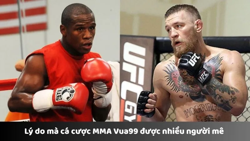 Lý do mà cá cược MMA Vua99 được nhiều người mê
